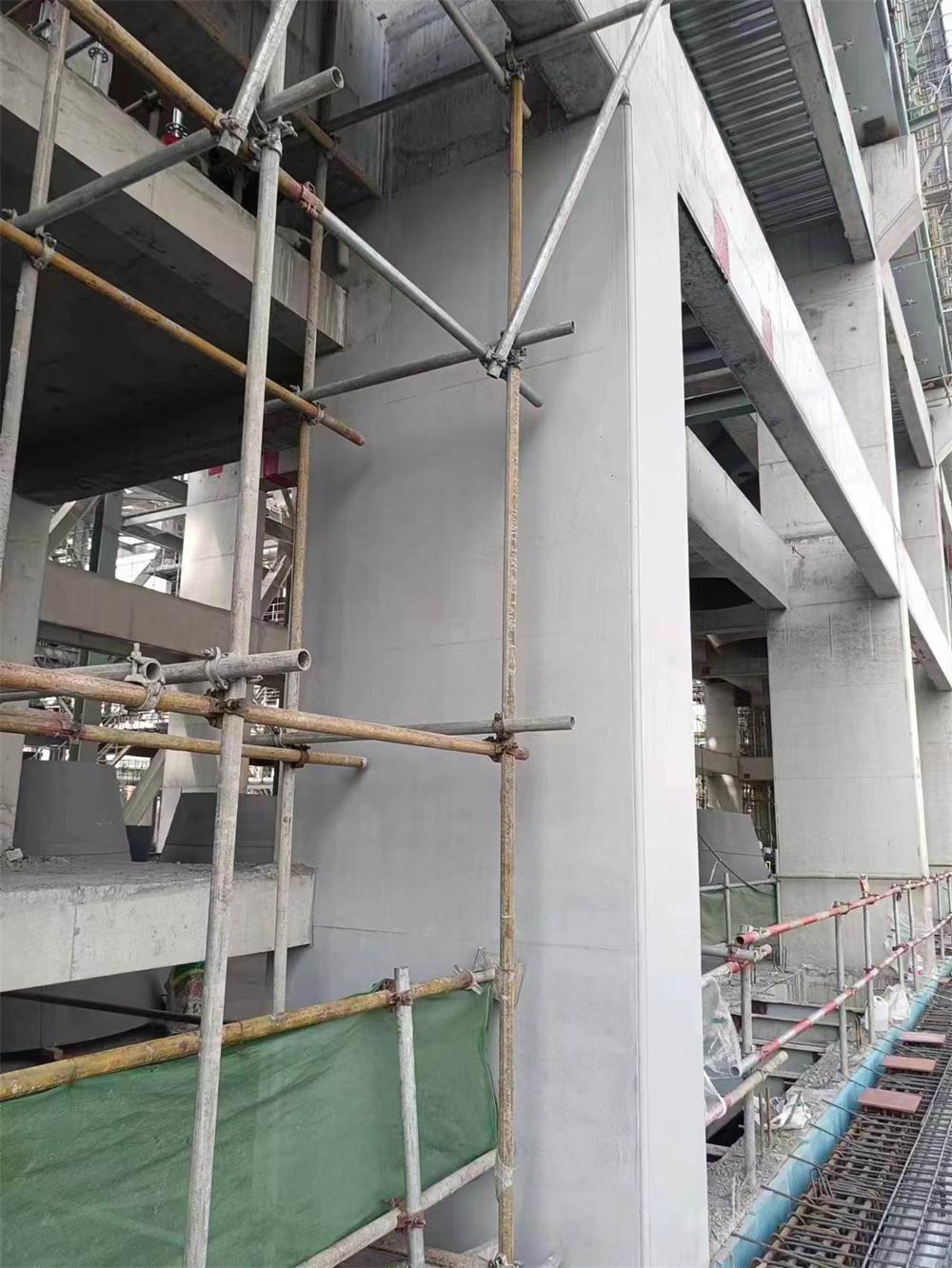 电厂墩柱色差修复