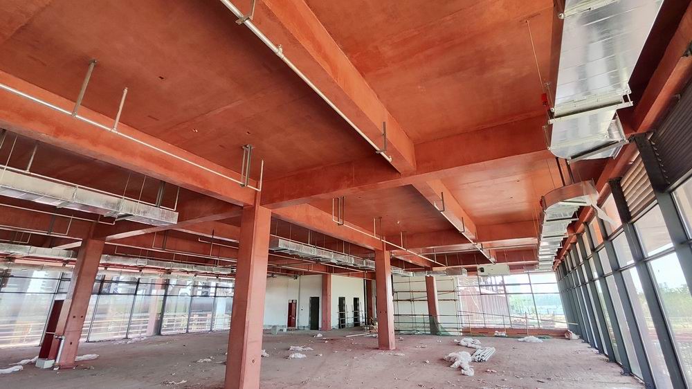 彩色清水混凝土装饰